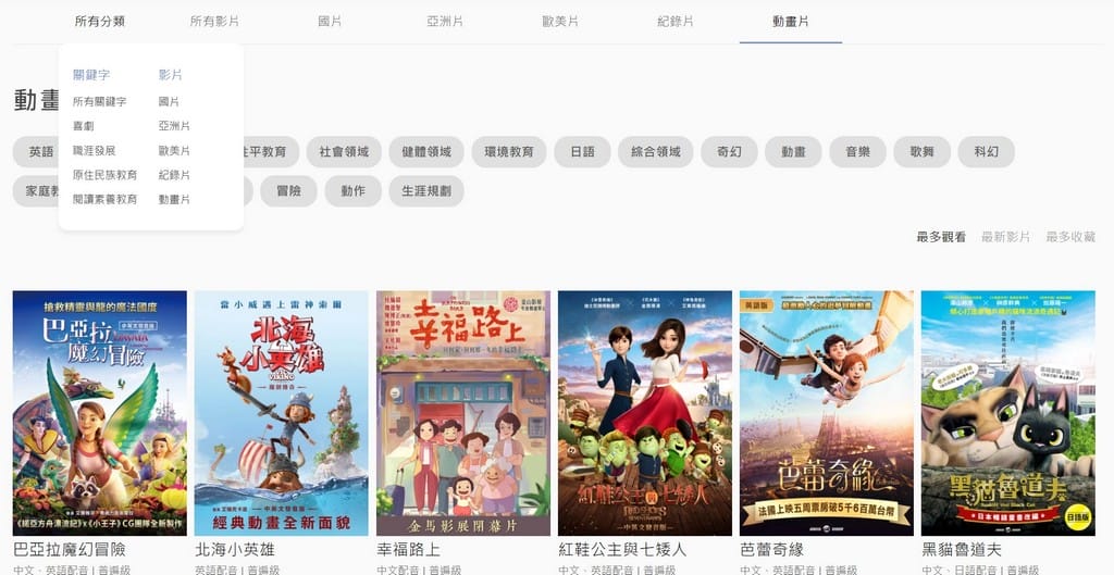 免費電影。國家圖書館電影院（電影、動畫片、紀錄片免費任你看）