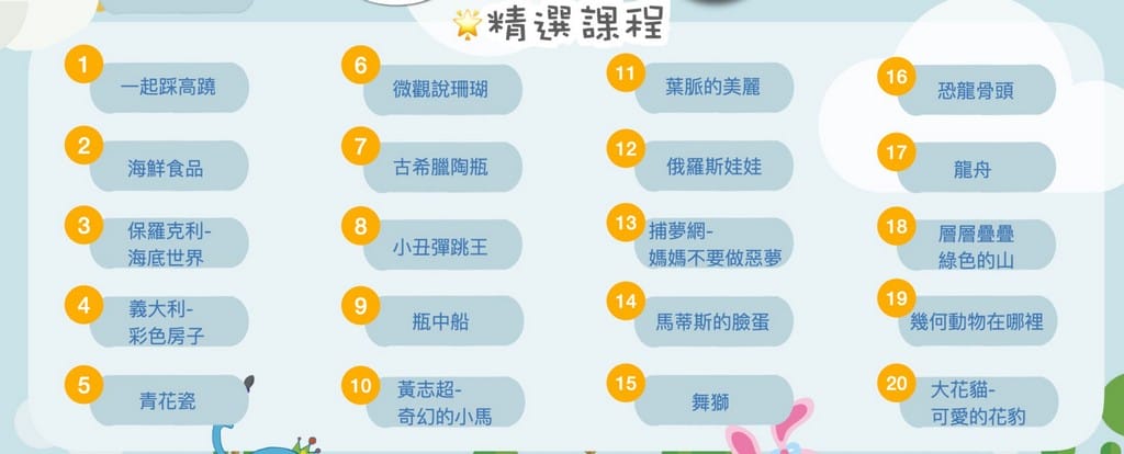 爸媽喘口氣．OTTO2小象美學包（20堂線上美術課程以及實體材料包）