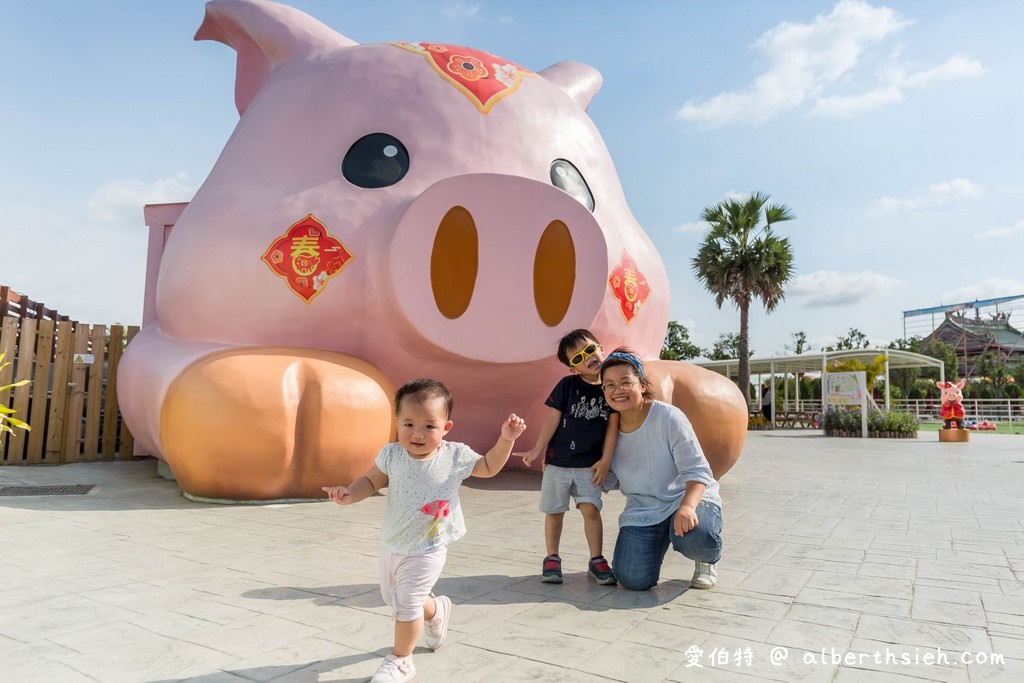 嘉義民雄三隻小豬觀光農場（門票優惠，50元看小動物，戲水，沙坑） @愛伯特