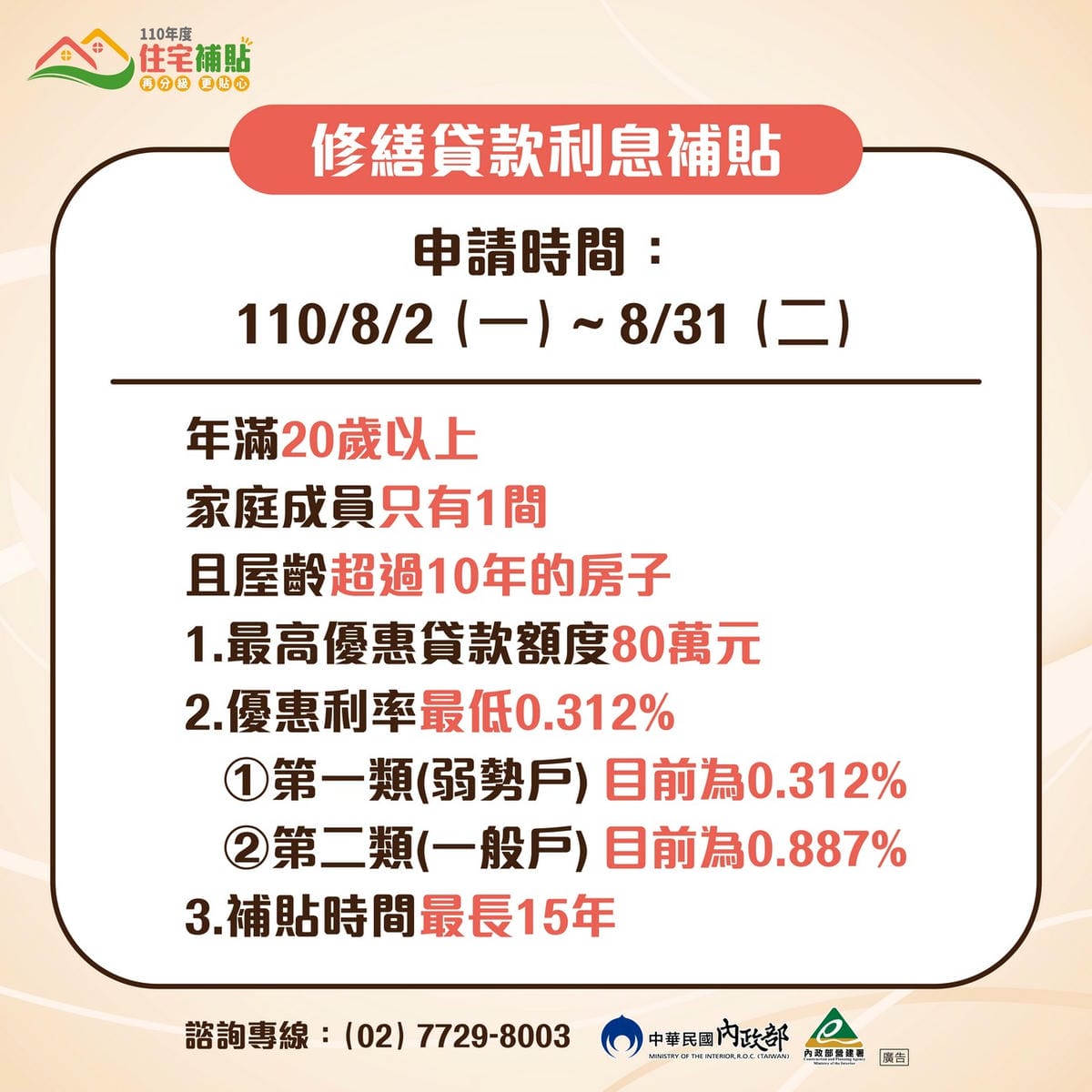 2021住宅補貼申請懶人包（租金補貼最高1年補助9萬6，內含快速資格檢視以及影片教學）