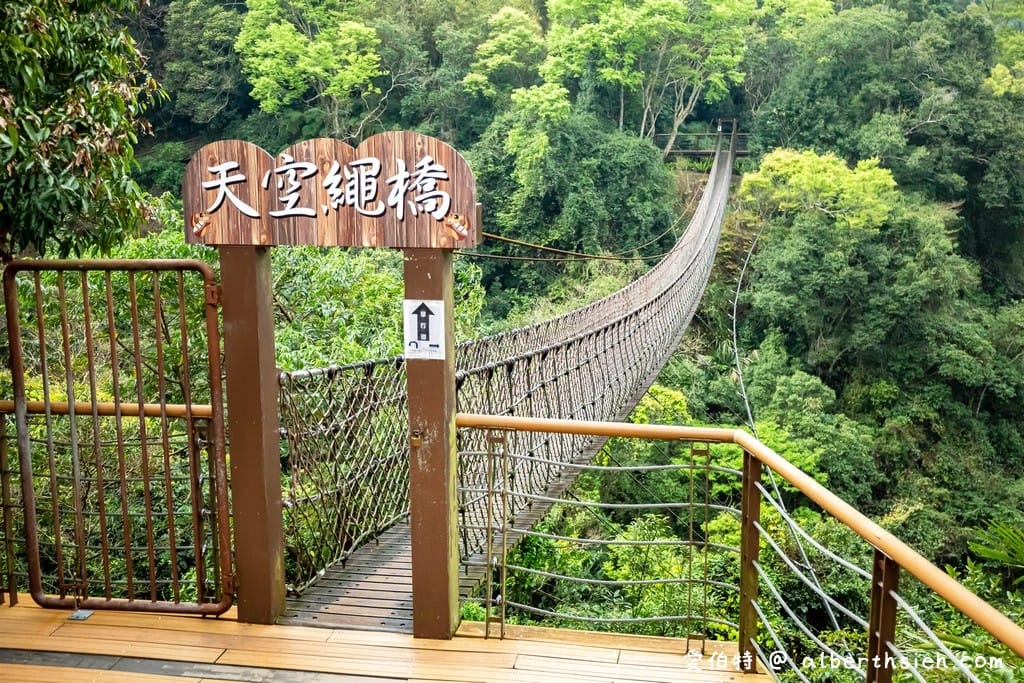 桃園復興景點｜小烏來天空步道，天空繩橋，賞溪谷瀑布美景
