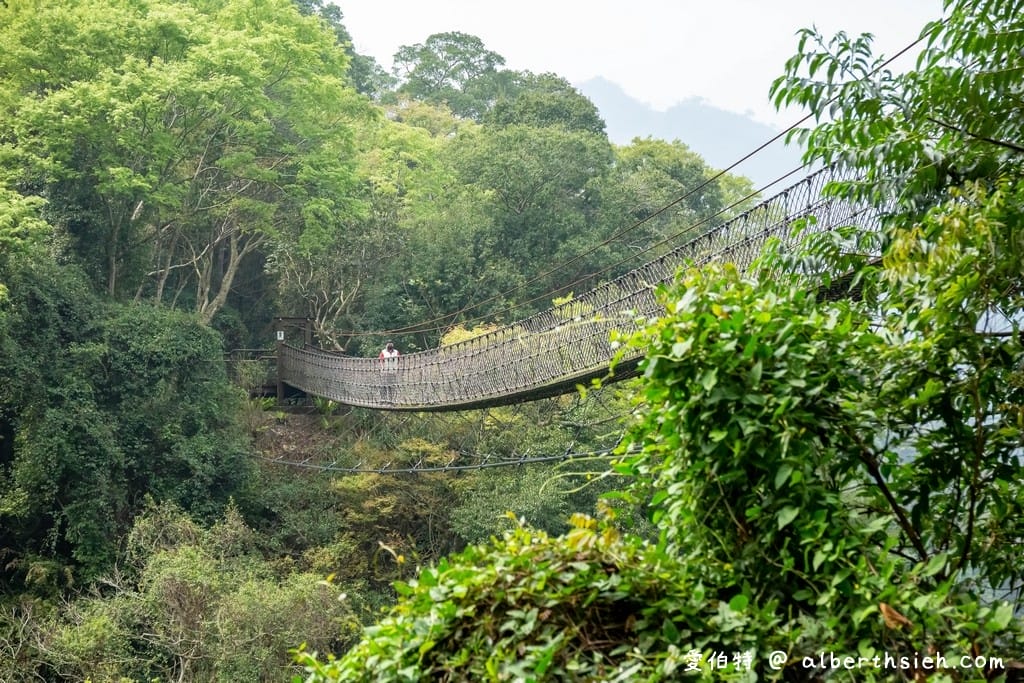桃園復興景點｜小烏來天空步道，天空繩橋，賞溪谷瀑布美景