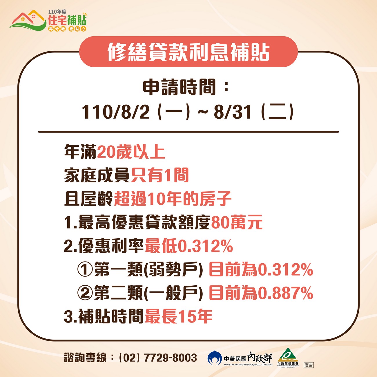 2021住宅補貼申請懶人包（租金補貼最高1年補助9萬6，內含快速資格檢視以及影片教學） @愛伯特