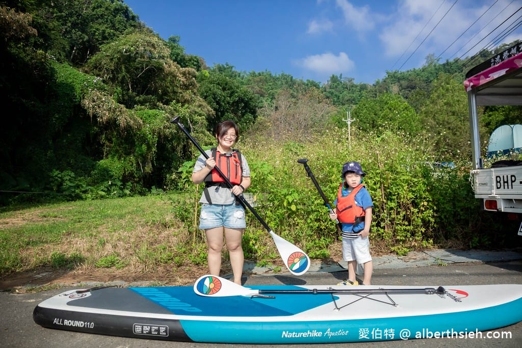日月潭SUP推薦．What SUP划涉立槳運動（單眼加空拍機幫你拍攝，3歲就可玩）