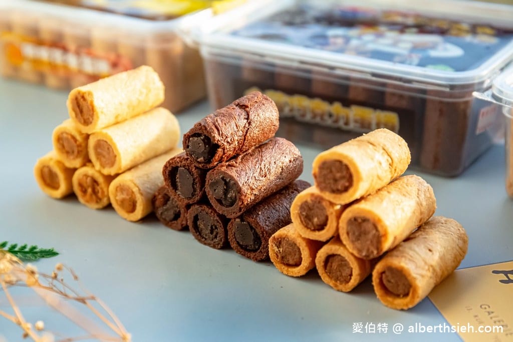 日月潭伴手禮伊達邵美食．哖記蛋捲（紅茶蛋捲/紅豆金沙拇指蛋捲/紅茶霜淇淋必推）