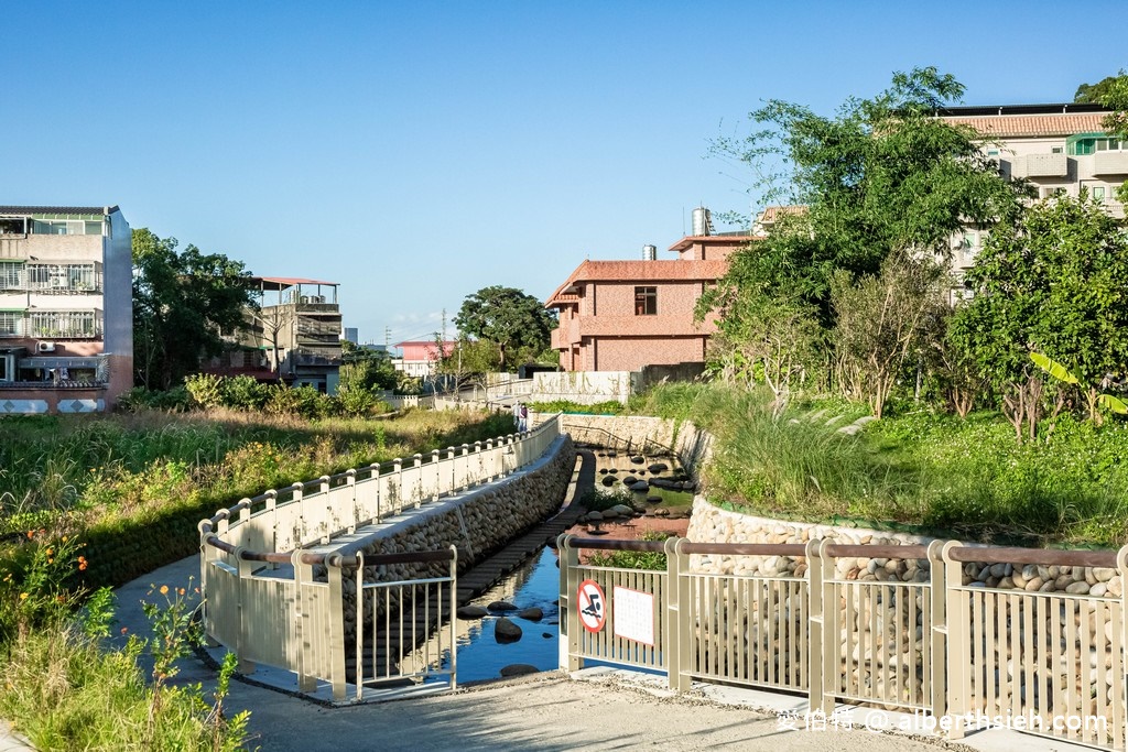 桃園大溪街口溪生態步道（水岸綠廊休閒運動散步生態教育的好場所） @愛伯特