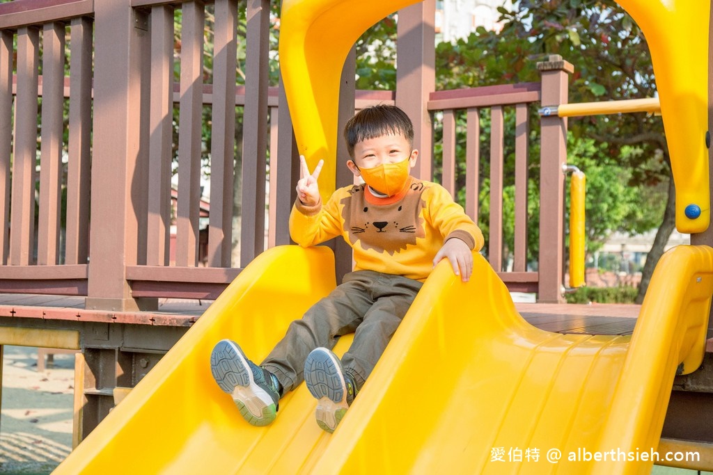 嘉義親子景點．嘉義文化公園（可愛的諸羅樹蛙遊戲場，文化路夜市就在旁邊，嘉義首座共融特色公園） @愛伯特