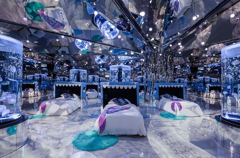 夜宿水族館。Xpark。桃園和逸（Blu Night宿海奇遇，全國唯一的星級海洋系夜宿）