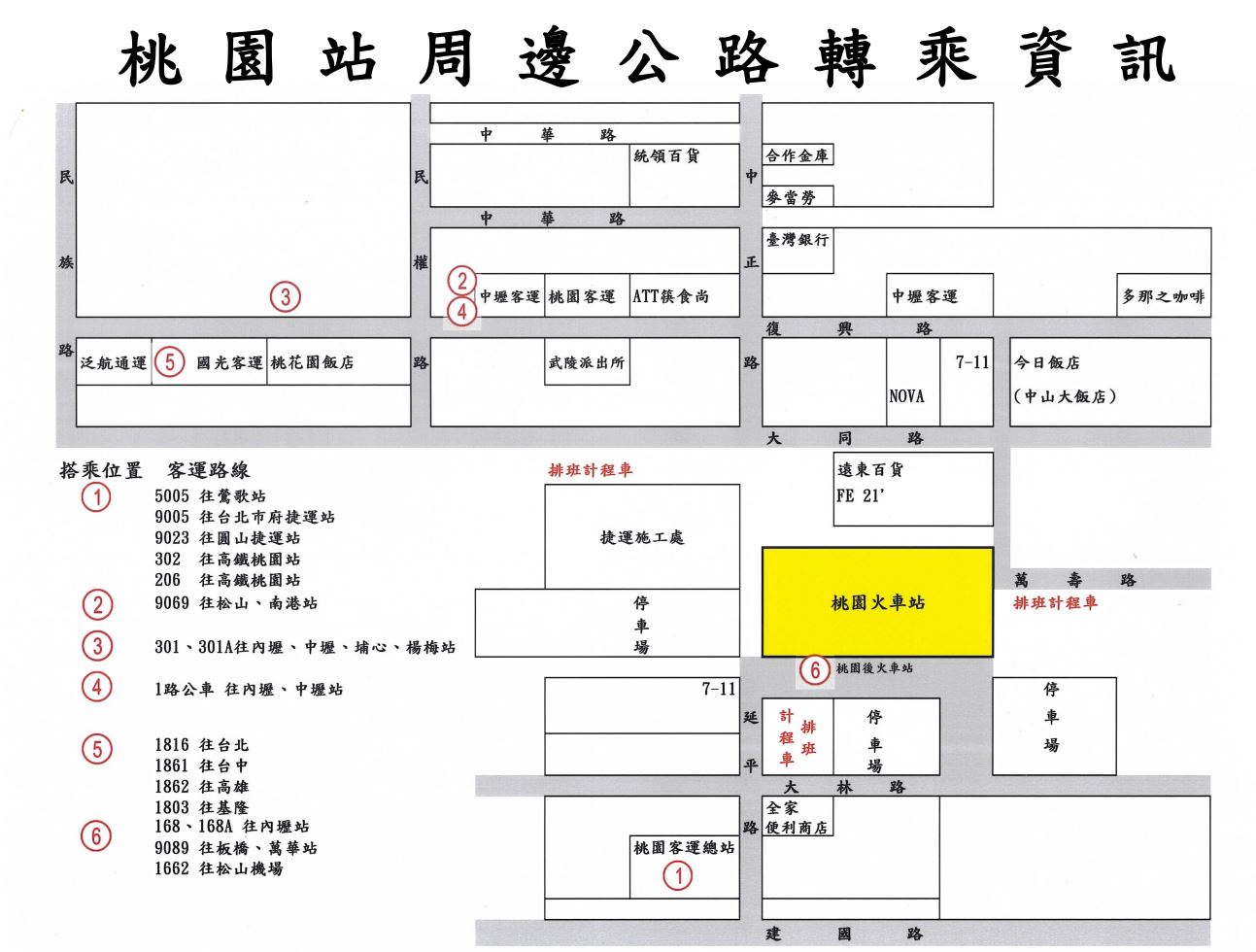 0501台鐵列車停駛（桃園替代公車資訊包含桃園、內壢、中壢、埔心、楊梅、富岡、新富等七站） @愛伯特