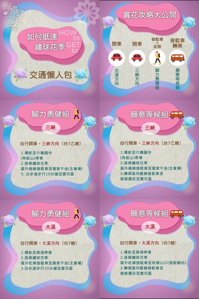 桃園繡球花季2022（超美超夢幻的繡球花海實地拍攝，萬株綻放山巒必看）