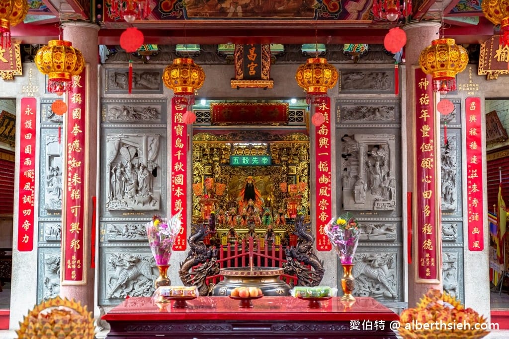 大溪南興永昌宮五穀先帝廟．桃園神農大帝廟（一溪。二樹。三穿門。四寓言。五剪刀）
