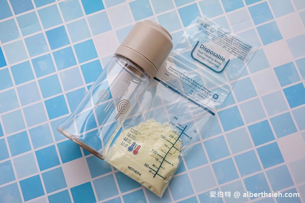 MOTHER-K輕量免洗奶瓶．育兒好物拋棄式奶瓶（外出必備免洗奶瓶，減輕包包體積以及重量超方便）