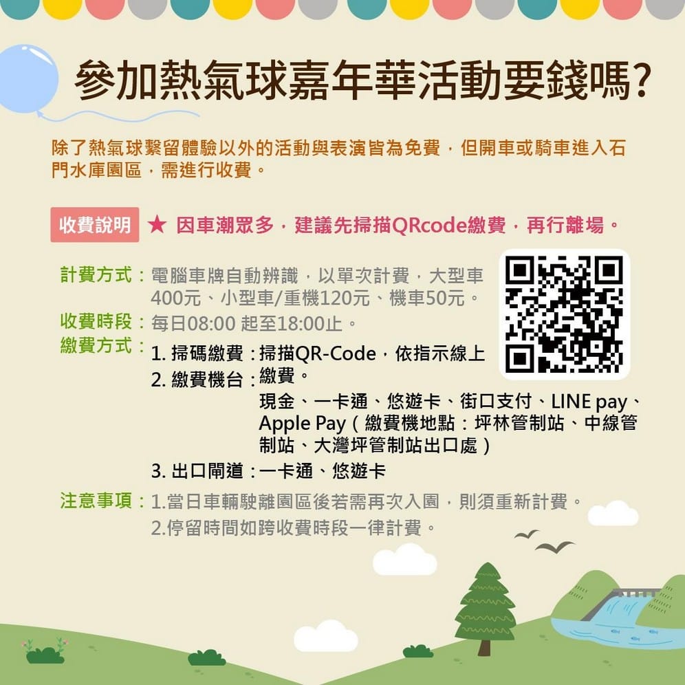 桃園熱氣球2022（石門水庫熱氣球，繫留體驗收費方式，交通資訊，周邊景點，一日遊推薦）