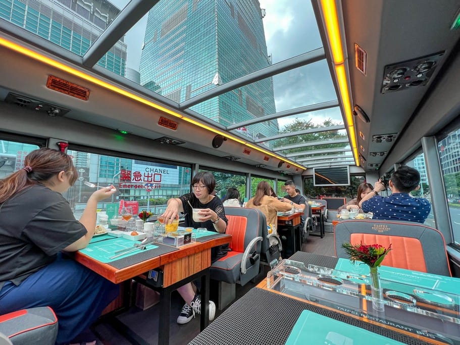 2022台北雙層餐車X寒舍艾美（如何預約？粵式米其林晚餐下午茶實際用餐以及搭乘心得）