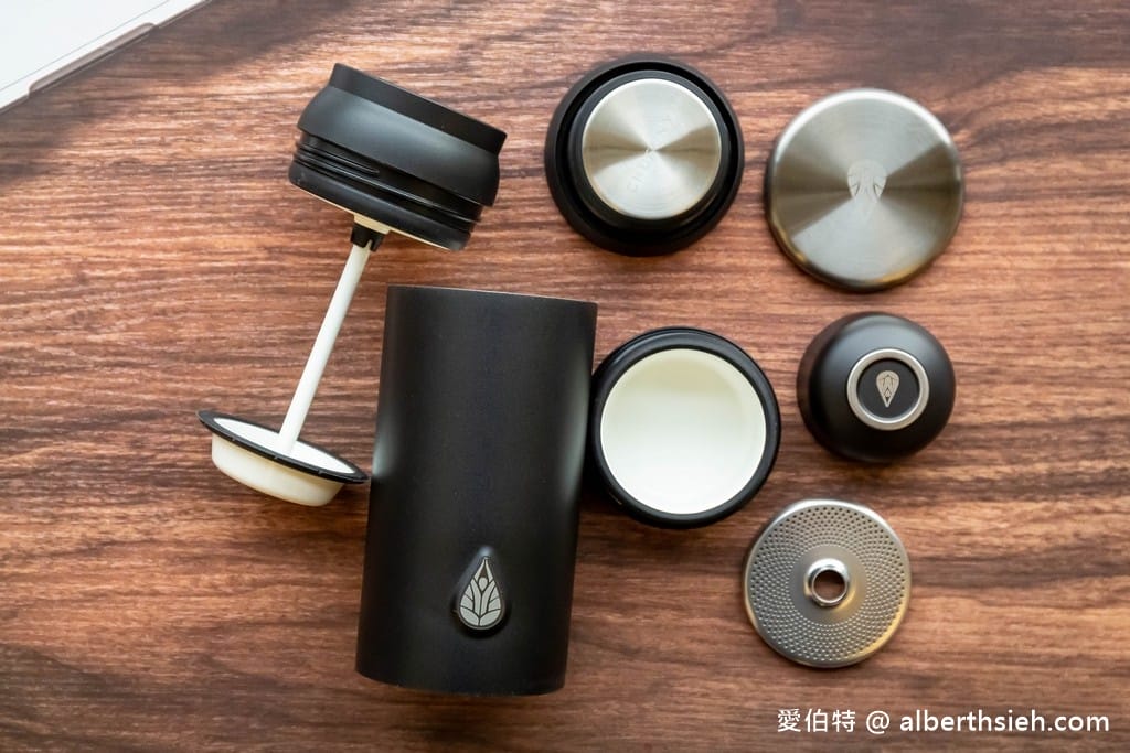 泡茶壺推薦．ECLIPSE 隨行濾茶壺（整組茶具一手掌握，透過專利茶水分離技術，隨時都可享受好茶）