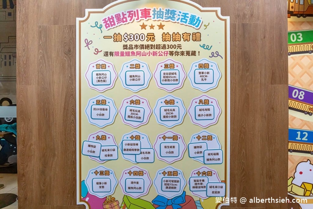 蠟筆小新甜點世界大冒險．台中免費景點（春日部防衛隊集合，來跟小新拍照打卡吧！）
