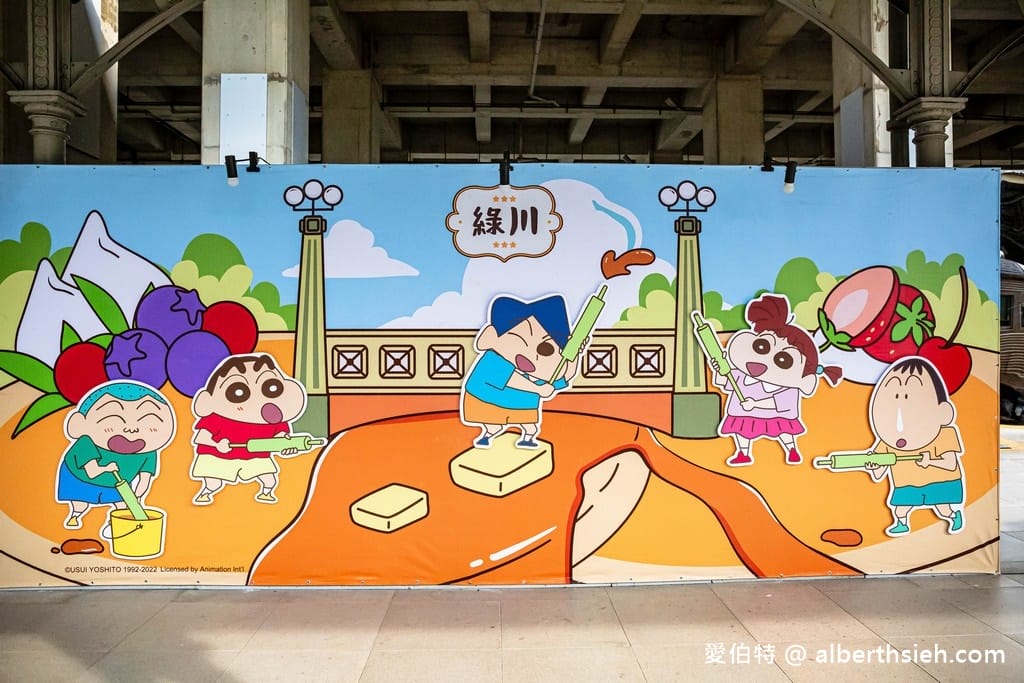 蠟筆小新甜點世界大冒險．台中免費景點（春日部防衛隊集合，來跟小新拍照打卡吧！）