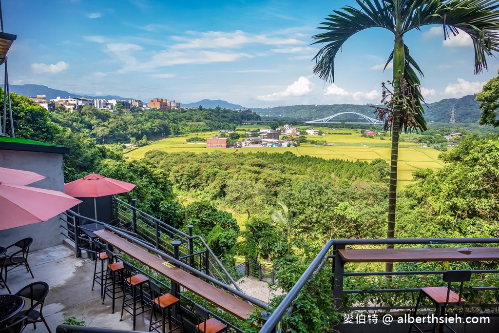 大溪隱花園景觀咖啡餐廳．桃園大溪老街美食（隱藏版270度秘境田園美景，餐點菜單） @愛伯特