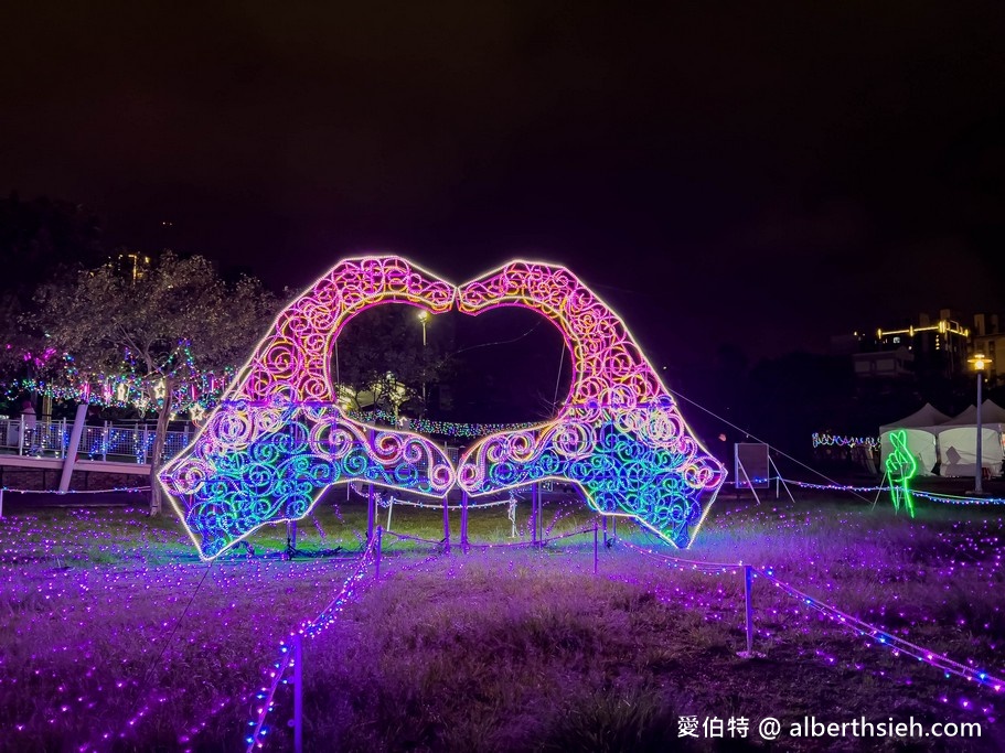 2022桃園燈會光之桃花源（位於中壢老街溪河岸/光明公園/平鎮新勢公園） @愛伯特