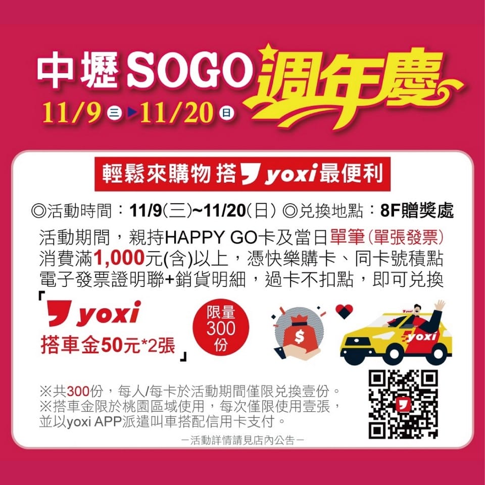 2022桃園百貨公司週年慶（線上優惠DM，檔期時間，中壢SOGO/遠東百貨/新光三越/統領/大江/台茂/A8/A19購物中心）