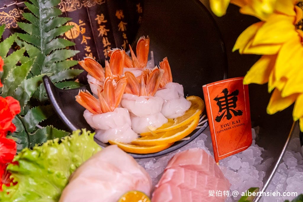 2023年菜外帶推薦．東街日本料理桃園旗艦店（超狂鹽烤手臂蝦，刺身，壽司，雞肉，佛跳牆以及酸菜白肉鍋通通有）