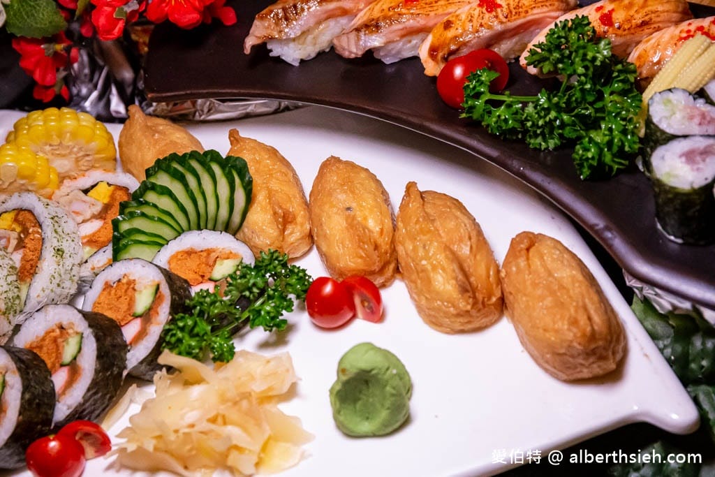 2023年菜外帶推薦．東街日本料理桃園旗艦店（超狂鹽烤手臂蝦，刺身，壽司，雞肉，佛跳牆以及酸菜白肉鍋通通有）