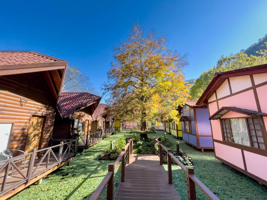 楓樺台一渡假村．南投埔里親子住宿（滿滿芬多精，綠意盎然還有冷熱雙湯池超舒適）