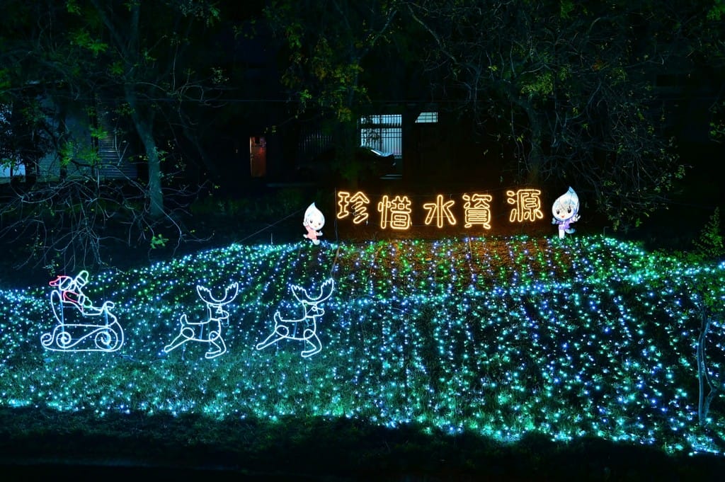 2022石岡花漾藝術燈節（12/17-2023/02/05，七大主題燈區，鬱金香花展，紅花風鈴木）