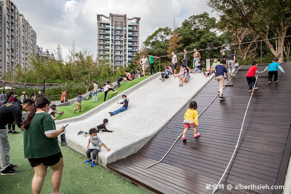 桃園親子景點．大有梯田生態公園（全齡式森林遊戲場，極限挑戰王親子版） @愛伯特