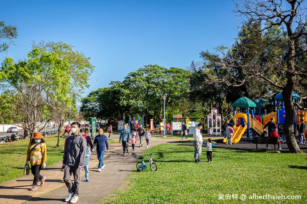 桃園中壢景點．龍岡森林公園（兒童遊樂區、大草原、樹木、乾淨的空氣，適合全家出遊的好去處）