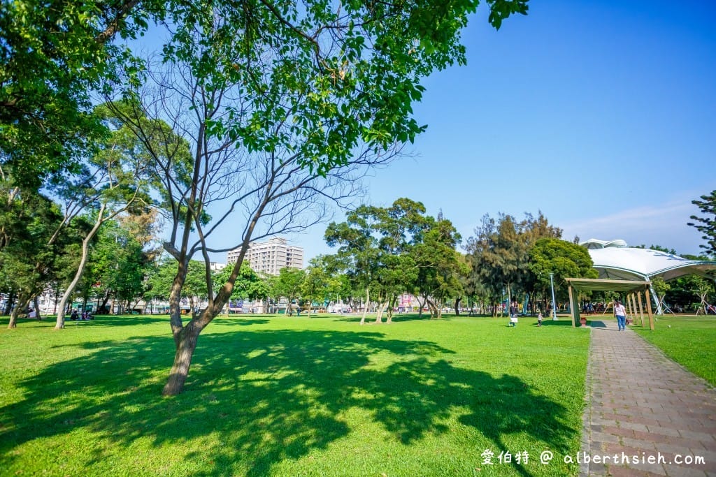 桃園中壢景點．龍岡森林公園（兒童遊樂區、大草原、樹木、乾淨的空氣，適合全家出遊的好去處）