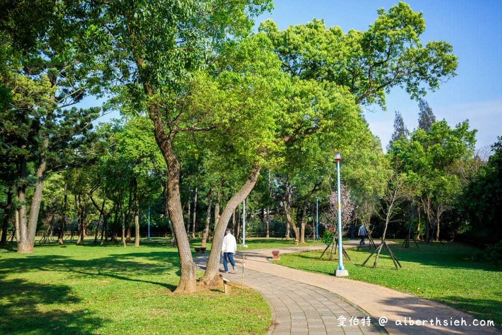 桃園中壢景點．龍岡森林公園（兒童遊樂區、大草原、樹木、乾淨的空氣，適合全家出遊的好去處）