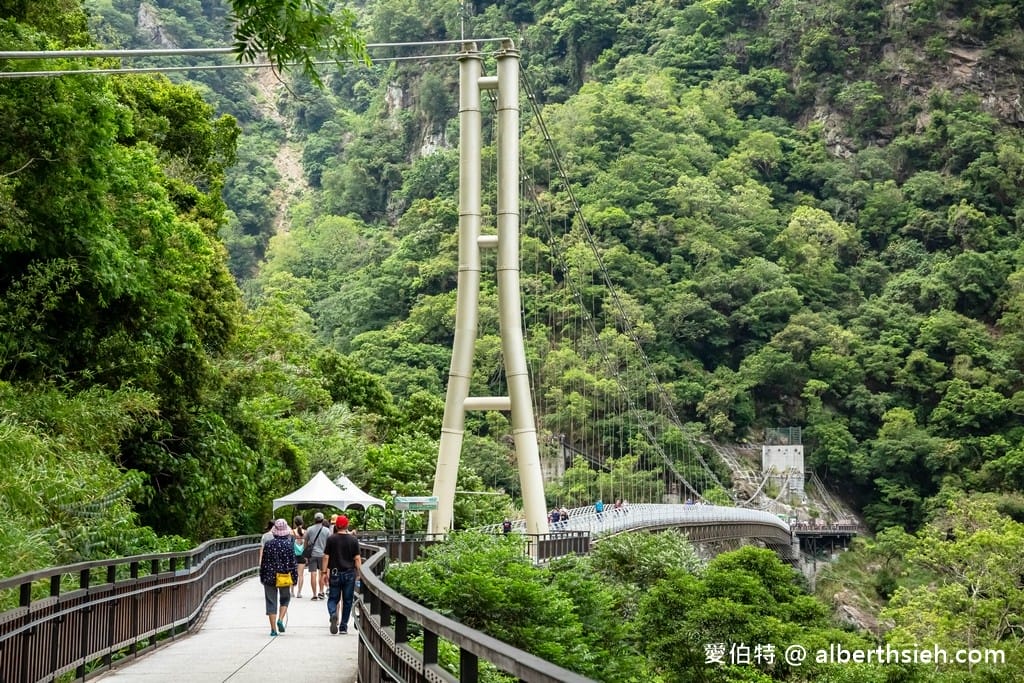 太魯閣布洛灣吊橋(山月吊橋).花蓮秀林景點(現場排隊免預約,跨越立霧溪,離溪谷落差最大,深跨比最高的峽谷吊橋) - 第11張圖 太魯閣布洛灣吊橋(山月吊橋).花蓮秀林景點(現場排隊免預約,跨越立霧溪,離溪谷落差最大,深跨比最高的峽谷吊橋)