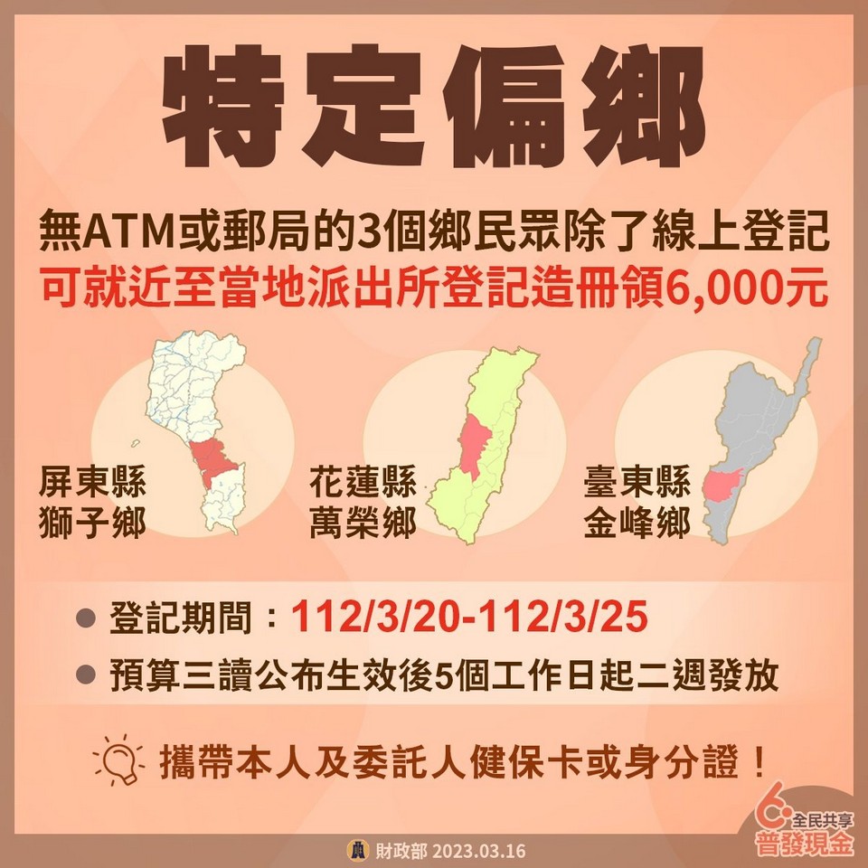 普發6000元怎麼領？如何登記？（登記入帳外加非現金支付最划算） @愛伯特