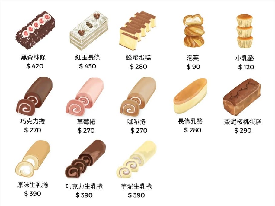 紅葉蛋糕．桃園美食（黑森林蛋糕必吃！台北56年知名老字號蛋糕店）