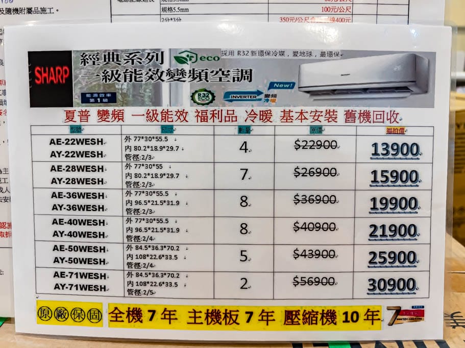 2023桃園平鎮特賣會.FY家電聯合特賣(冷暖氣/冰箱/電視/空氣清凈機/水波爐挑戰市場最低價) - 第22張圖 2023桃園平鎮特賣會.FY家電聯合特賣(冷暖氣/冰箱/電視/空氣清凈機/水波爐挑戰市場最低價)