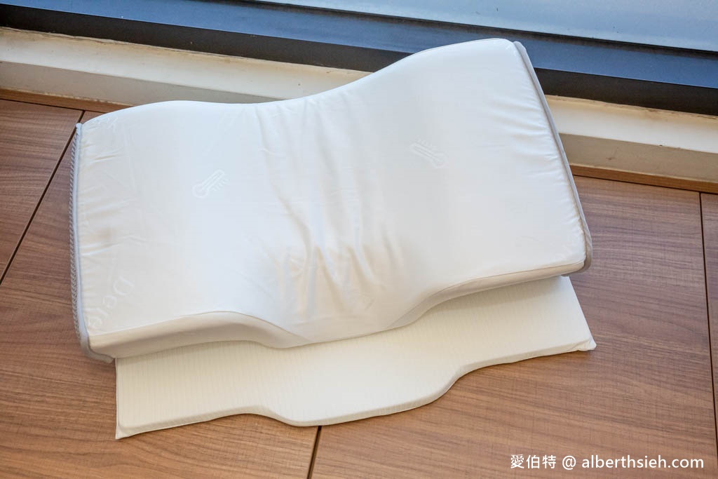 德瑞克名床．頸肌舒壓記憶枕（免費試躺10天，三個字SunGuts物理治療師共同研發，根據肌肉結構設計的人體工學枕） @愛伯特