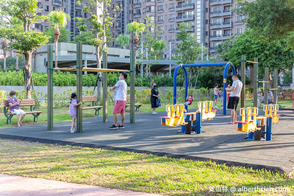 內壢文化公園．桃園親子景點（首座兒童體驗駕駛訓練公園，彩虹跑道，共融式遊戲場） @愛伯特