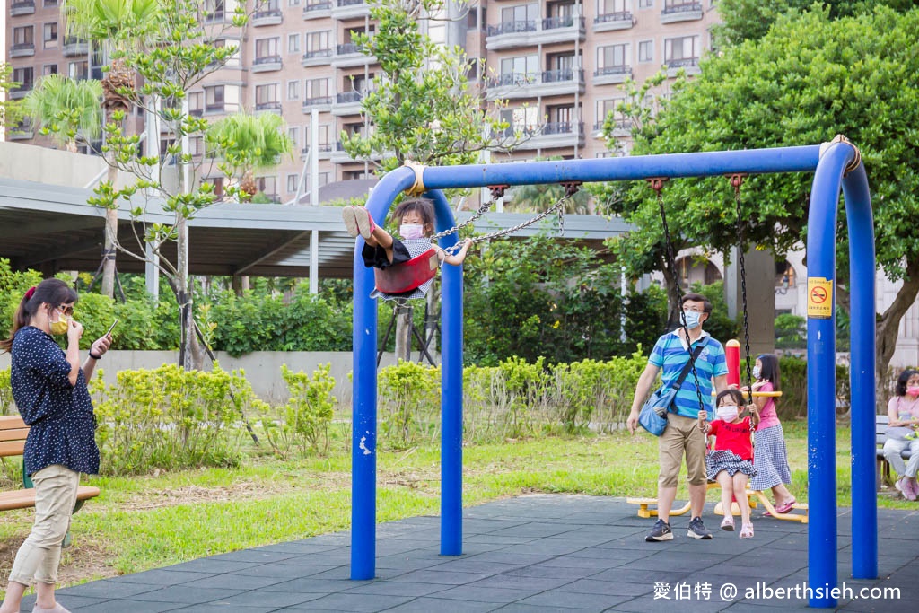 內壢文化公園．桃園親子景點（首座兒童體驗駕駛訓練公園，彩虹跑道，共融式遊戲場） @愛伯特