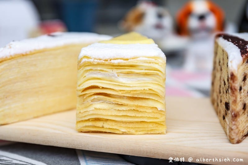倪菓幽靈手作千層蛋糕．台中后里美食（口感多層次奶油滑順香甜不膩口）