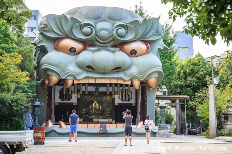 難波八阪神社．大阪景點（巨大的獅子殿幫你吸走厄運帶來好運）