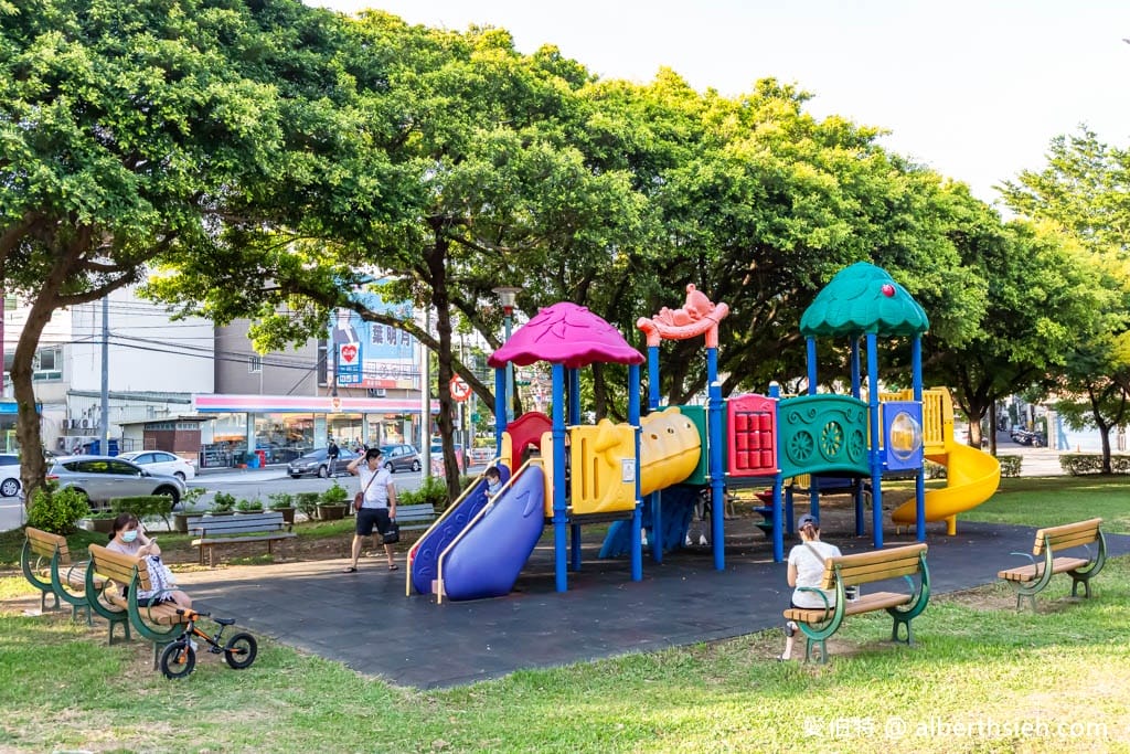 內壢文化公園．桃園親子景點（首座兒童體驗駕駛訓練公園，彩虹跑道，共融式遊戲場）