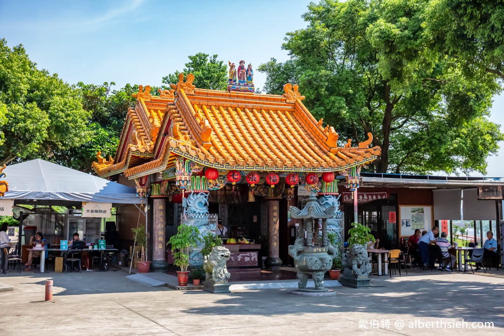 桃園大溪中庄吊橋怎麼去/七張福德宮（全台最長的懸索式吊橋，串聯大漢溪山豬湖以及中庄調整池） @愛伯特