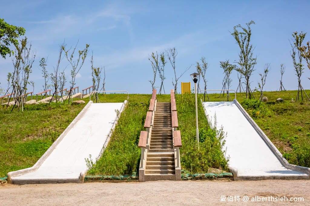 大溪大嵙崁親水園區．桃園免費親子景點（天空之域遊樂場/天空之域風箏草原景觀土丘）