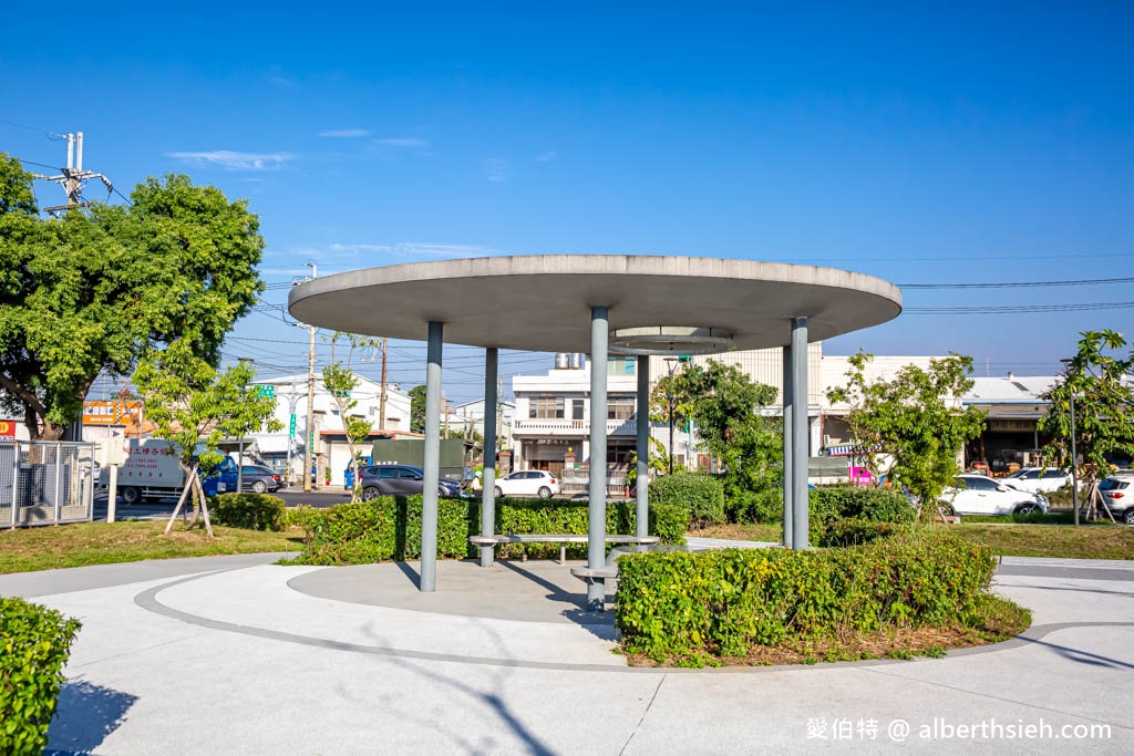 大江內定公園遊戲場．桃園中壢親子公園（太空主題共融式親子公園，溜滑梯/攀爬架/翹翹板，大江二期旁） @愛伯特