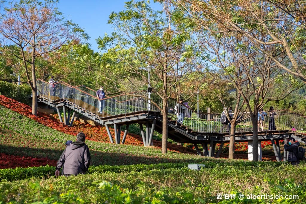 2024北投社三層崎公園．台北北投景點（台版富良野花海，萬坪漸層色山丘IG打卡必拍）