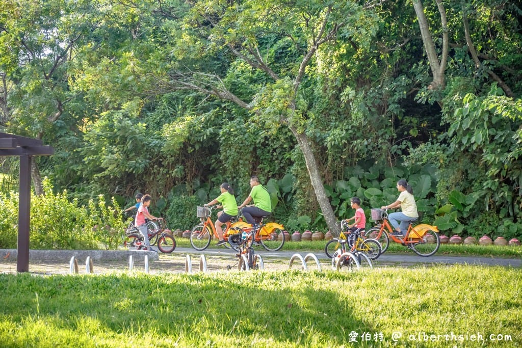 大溪河濱公園．桃園親子景點（兒童遊戲場/大草皮野餐/落羽松/自行車道）