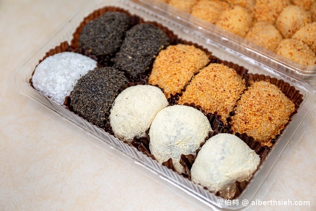 台中豐原美食伴手禮．御之屋麻糬（在地人推薦20年老店，皮Q餡多，25顆只要120元）