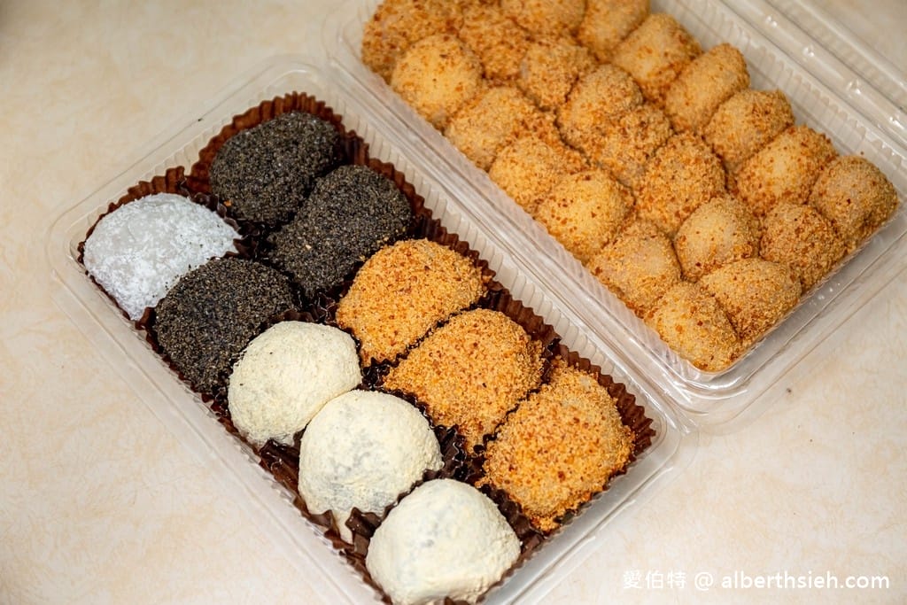 台中豐原美食伴手禮．御之屋麻糬（在地人推薦20年老店，皮Q餡多，25顆只要120元）