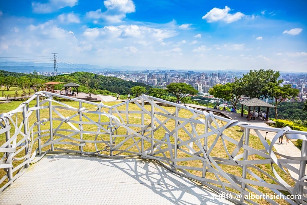 虎頭山環保公園．桃園夜景景點（俯瞰桃園市景，即時影像在家也能看，市區車程僅10分鐘）